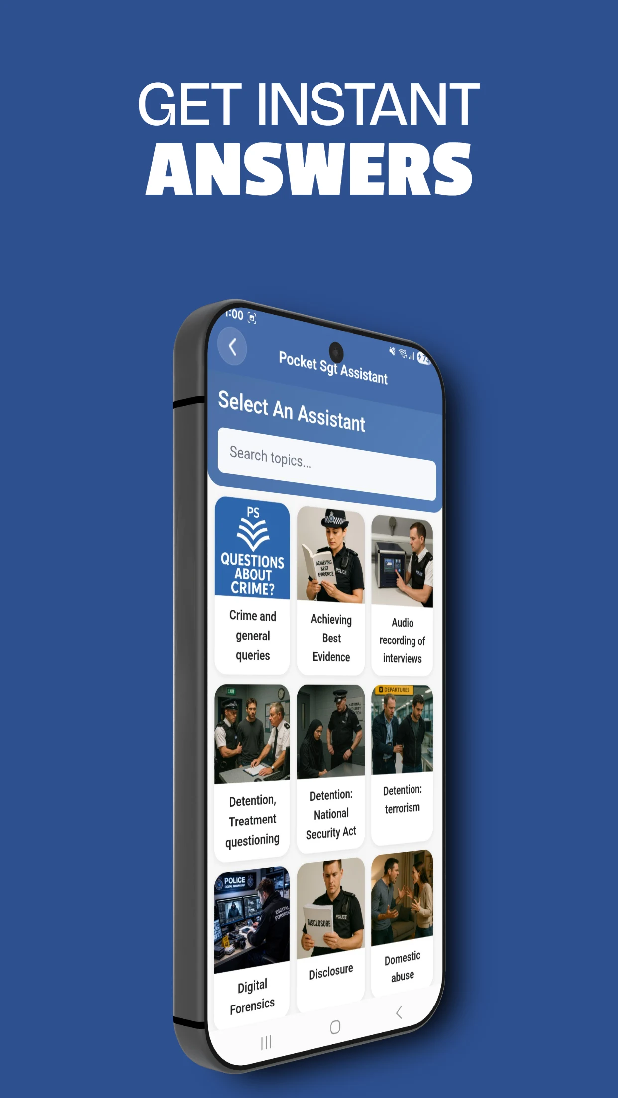 Pocket Sgt - UK Police Guide screenshot